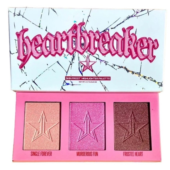 Jeffree Star Heartbreaker Skin Frost Highlighter Palette - Picture 3 of 14